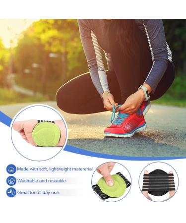 Orthotic Arch Support Brace for Plantar Fasciitis - Gel Strap for Men & Women | Relief for Flat Feet & High Arches - Comfortable Compression Wraps in Green - Buy Online on GoSupps.com