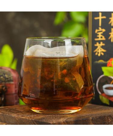 10 Sachets Tisane au 150g Tisane Dix Tr sors Th Shibao Th Boisson Longane Dattes Rouges Cassonade 150g - Buy Online on GoSupps.com