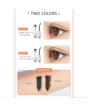 Orgrul 2024 New Eyelash Serum Waterproof 4D Silk Fiber Mascara Long Lasting and Waterproof With 4D Fiber Black 1 Piece black 4 g 2er Pack - Buy Online on GoSupps.com