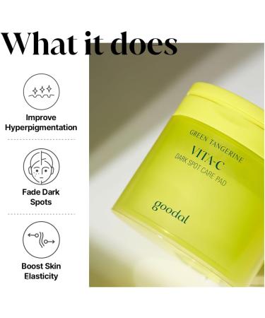  Bundle GOODAL Green Tangerine Vita C Skin Care Duo : Toner Pads Serum - Buy Online on GoSupps.com