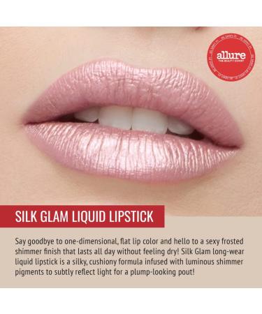 Runway Rogue Silk Glam Liquid Lipstick - Trophy Wife Pale-Pink Long-Wear Formula - 1 Fl Oz - Buy Online on GoSupps.com