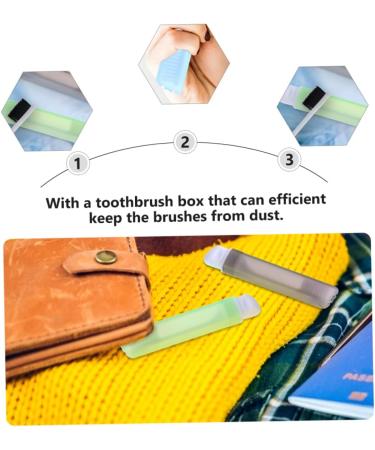 Soesfoufu 8th Foldable Toothbrush Set - Compact Travel Oral Hygiene with Soft Bristles & Toothpaste - Perfect Gift for Dental Care - Buy Online on GoSupps.com