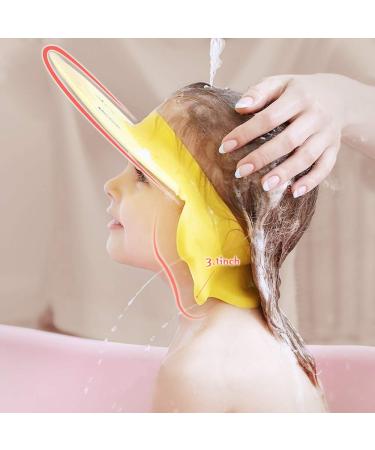 Maydolly Silicone Baby Shower Cap - Soft Safety Visor for Infants & Toddlers - Yellow - Buy Online on GoSupps.com