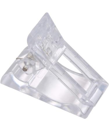  LUCKDANO Set of 5 Clear Gel Nail Clips for Fast Building Lightweight Acrylic Nail Extension Clips for Professional and Home Manicures - Buy Online on GoSupps.com