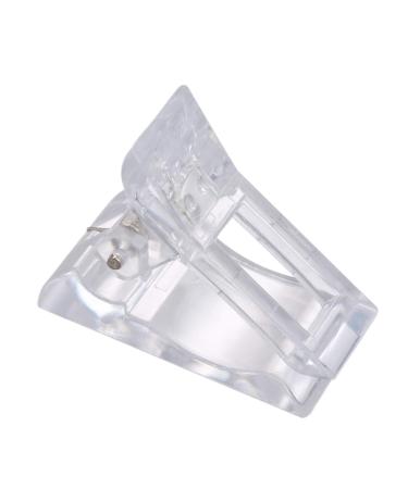 LAURAG LAURAG 5 Pcs Nail Tip Clip Remover Clips Nail Clips Nail Clips Nail Polish Quick Release Clear Gel Nail Extensions UV LED Plastic