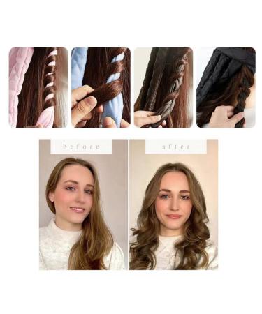 Adjustable Heatless Hair Curler Rod Headband for Long Hair - Overnight Curling Roller for Women and Girls - No Heat Curls with Removable Straps - Buy Online on GoSupps.com