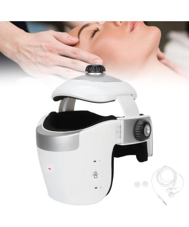 Intelligent Electrical Head Massage Device | Stress-Relief Eye & Neck Helmet with Heat & Music | Deep Sleep Solution - Buy Online on GoSupps.com