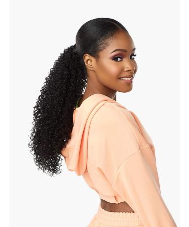 Sensationnel Instant Updown Halfwig Pony - 4-in-1 Style Drawstring Half Wig Pony - UD3 (1B) - Buy Online on GoSupps.com