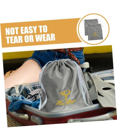 Gogogmee 2pcs Hair Dryer Storage Bag Drawstring Bags Hair Dryer Bag Drawstring Pouch Hair Blow Dryer Bag Hair Blower Bag Drawstring Storage Bag Blow Dryer Pouch Hair Dryer Organizers Bag 35.00X30.00X0.50CM Grey - Buy Online on GoSupps.com