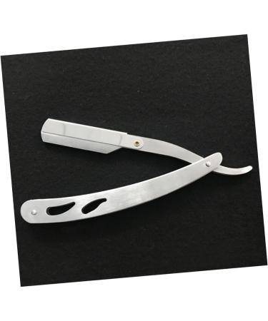 Minkissy Manual Stainless Steel Razor for Men - Classic Old-Fashioned Shaving Blade - Buy Online on GoSupps.com