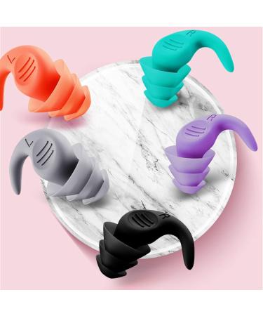 Swimmers Ear Plugs 2024 | Waterproof Reusable Silicone for Sleep Noise Reduction & Watersports - Mint Green - Buy Online on GoSupps.com