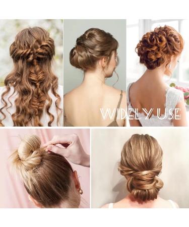 TsMADDTs U-Shaped Hair Pins - 100 Golden 2.75 Large Pins for Thick Hair & Bun - Ideal for Women & Girls - Buy Online on GoSupps.com