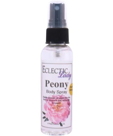 Peony Body Spray (Double Strength) 2 ounces Body Mist for Women with Clean Light & Gentle Fragrance Long Lasting Perfume with Comforting Scent for Men & Women Cologne with Soft Subtle Aroma For 2 Fluid Ounces (Double Strength)