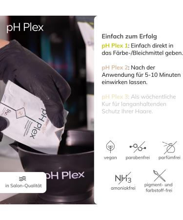 pH Plex 1 Protect & 2 Repair - Friends Kit for Protection & Repair Colouring Discolouring and Bleaching Repairs Damaged Hair For All Hair Types For Optimal Hair Feeling 3 x pH Plex 1 + 2 1 count (Pack of 1) - Buy Online on GoSupps.com