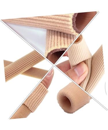 DOITOOL 2pcs Gel Finger Toe Silicone Bandages Thumb Protector - Flesh Color - Buy Online on GoSupps.com