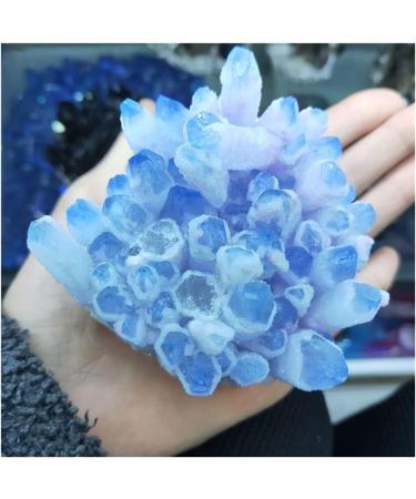 Blue Ghost Phantom Quartz Crystal Cluster Specimen Decoration Gift FZUGEDRLI - Buy Online on GoSupps.com