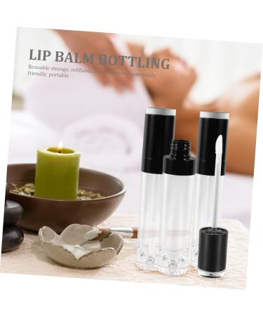 Angoily 12pi ces Tubes Vides De Gloss L vres Flacons Pratiques Pour Maquillage Contenants R utilisables Et L gers 1 unit (Lot de 1) noirx3pcs - Buy Online on GoSupps.com