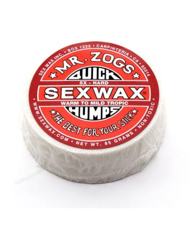SexWax Quick Humps Mr Zogs Surfboard Wax / 5X Hard - Red