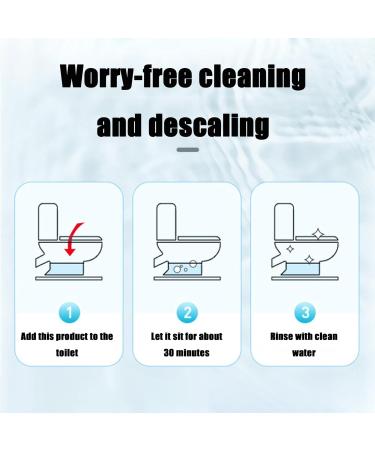 Bowling Blue Bubble Toilet Bowl Cleaner Automatic Long-Lasting Toilet Bowl Cleaner in Bottle Toilet Fresheners Deodorizing and Descaling Multi Functional Cleaning Agent for Toilet Tank (3 Pcs 300g) - Buy Online on GoSupps.com