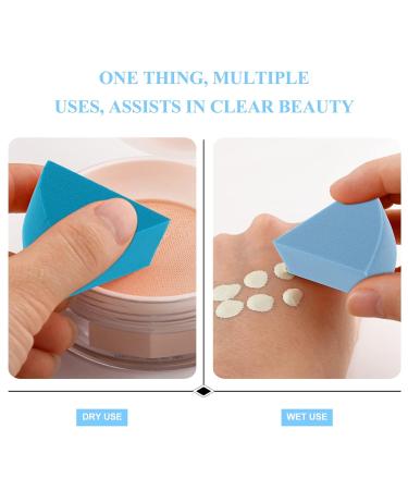 FOMIYES 2 Set Capsule Bottle Makeup Removal Sponge - Beauty Foundation & Powder Puff for Wet & Dry Use - Hydrophilic Polyurethane - Buy Online on GoSupps.com