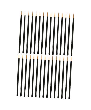 Healeved 100 Pcs Eyeliner Eye Liner Brush Eye Makeup Tools White Eye Liner