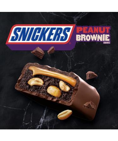 SNICKERS Peanut Brownie Fun Size Chocolate Halloween Candy  9.14oz Peanut Brownie Halloween (9.14oz) - Buy Online on GoSupps.com