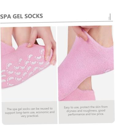 Housoutil 3 Pairs Foot Moisturizing Socks Sweat Proof Socks Spa Socks Overnight Absorbing Socks Cracked Heel Socks Lotion Socks Hydrating Non-slip Product - Buy Online on GoSupps.com