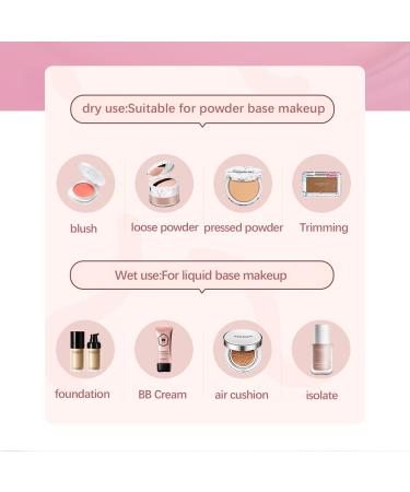 Buy 6 Pieces Pink Powder Puff for Makeup | Suitable for Wet & Dry Foundation - International Shipping Available - Buy Online on GoSupps.com
