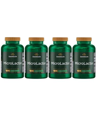 Swanson Microlactin Double Strength 1000 Milligrams 120 Tabs 4 Pack