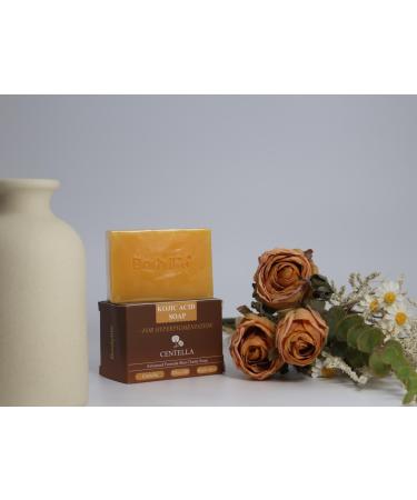 Soap Bar with Centella Asiatica Kojic Acid and Olive Oil. Ideal for Daily Care of All Skin Types