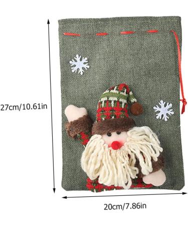 FUNOMOCYA 2pcs Candy Bag Aaaapple Drawstring Burlap Bag Mini Christmas Apple Bag Storage Burlap Bag As Shown 27X20CM - Buy Online on GoSupps.com