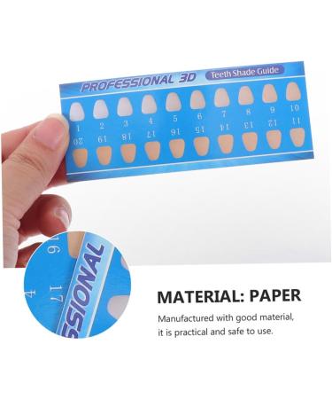 Ultechnovo 60 STK Tooth Coloring Card - Essential Dental Care Guide for Perfect Oral Health | International Shipping Available - Buy Online on GoSupps.com