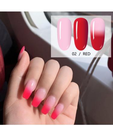 Jascherry 8 Colors Temperature Change Poly Nail Gel - Acrylic Nail Extension Gel for Beginners & Nail Design - Buy Online on GoSupps.com