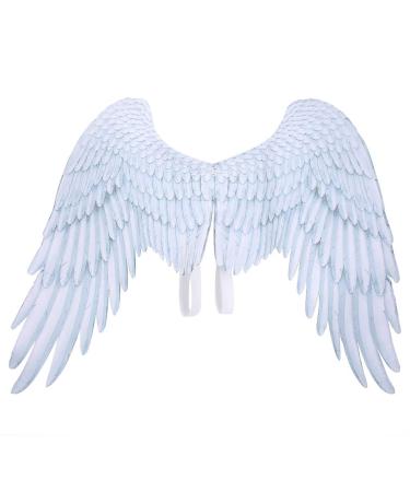 Bnineteenteam Wing Prop Large Wing Children Boy Girl Halloween Party Cosplay Costume Accessories Props(White Children's Angel Wings DS18002A)