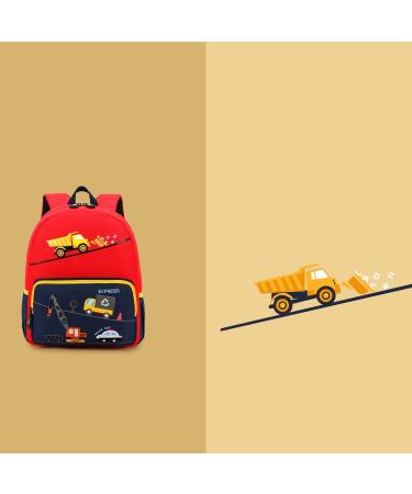 Willikiva Car Dinosaur Kids Toddler Backpack - Waterproof Preschool Bag for Boys and Girls - Buy Online on GoSupps.com