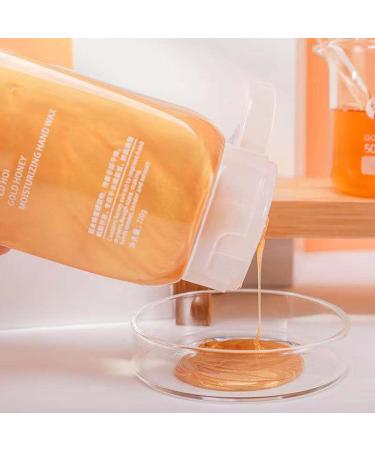 24K Gold Honey Peel Off Hand Wax - Moisturizing & Whitening Paraffin Hand Mask (2PCs) | Remove Dead Skin & Care for Hands - 220ml - Buy Online on GoSupps.com