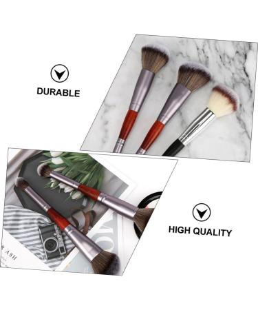 PLAFOPE 3pcs Double-ended Makeup Brush Cosmetic Supplies Cosmetic Brush Blush Brush Artificial Fiber - Buy Online on GoSupps.com