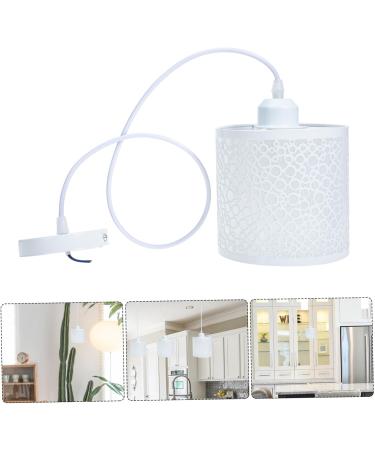 DOITOOL Wrought Iron Chandelier Lantern Chandelier Metal Pendant Light Shade Ceiling Light for Living Room - Buy Online on GoSupps.com