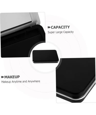  PLAFOPE PLAFOPE Multifunctional Beauty Trays Highlighter Palette Makeup Magic Wand Highlighter Makeup Palette Blush Palette Plastic Cosmetic Tray Black - Buy Online on GoSupps.com