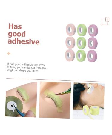 minkissy 18 Rolls Lash Tape False Lash Adhesive Tape Adhesive Lashes Tape Lash Extension Tape Eyelash Adhesive Tape Fabric Eyelash Tape Non-woven Fabric Replace Grafting Tape - Buy Online on GoSupps.com