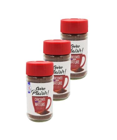 Agidra Lot 3x Natural soluble chicory - 100g jar