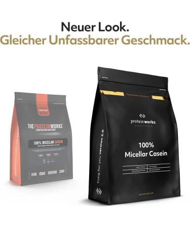 100% Micellar Casein Chocolate Silk | The Protein Works 500g | Ideal Shake for Overnight Regeneration - Buy Online on GoSupps.com