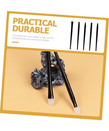 3 sets of silicone make-up travel small make-up brush eyeshadow lip brush silicone lipstick brush liquid applicator gel - Buy Online on GoSupps.com