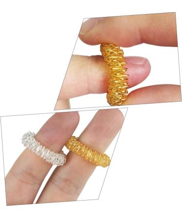Fomiyes 20-Pack Finger Massage Ring Toys - Sensory Acupressure Stress Relief Finger Toys for Ultimate Relaxation - Buy Online on GoSupps.com