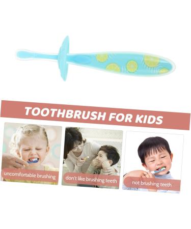 Gatuida 3-Piece Children's Toothbrush Set | Silicone Tooth Cleaners & Tongue Scraper | Non-Slip Gift Box for Kids | Safe & Food-Grade Quality - Buy Online on GoSupps.com