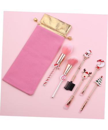 DOITOOL 7 Cosmetic Tools Facial Accessories Cosmetic Face Brushes Eyeshadow Brushes Foundation Brushes Xmas Make up Brushes Kit Mini Brush Multifunctional Brush Elder Candy - Buy Online on GoSupps.com