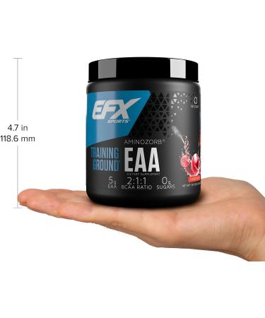 EFX Sports Training Ground EAA | Essential Amino Acids Supplement for Energy & Protein | Pre Intra Post Workout | 40 Servings Cherry Bomb - Buy Online on GoSupps.com