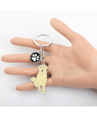 Ensianth Dog Keychain - Perfect Gift for Dog Lovers | Puppy Paw Print Keyring for Dog Owners - Ideal for Mom & Dad - Buy Online on GoSupps.com