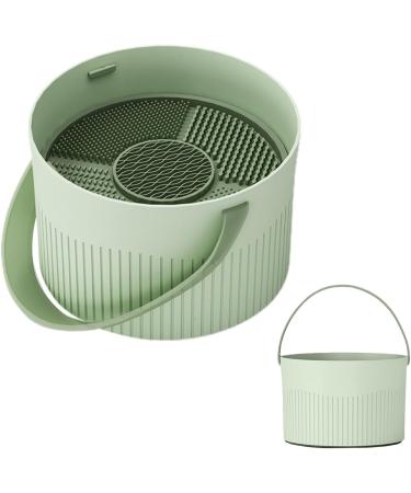 Silicone Brush Cleaner | Silicone 3 In 1 Brush Cleaner Make up - Multifunctional Cosmetic Brush Cleaner with Handle Brush Drying Rack for Makeup Sponge Puff Brush Holdes Green - Buy Online on GoSupps.com