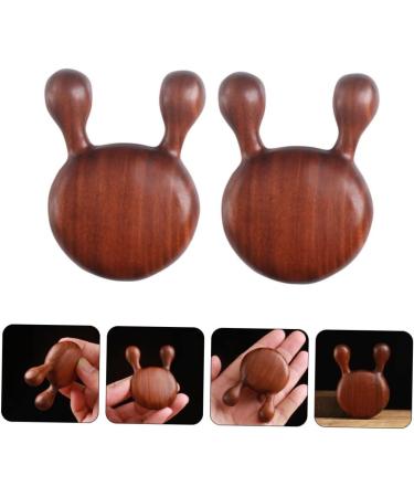 Healeved 2-in-1 Acupressure Massage Device - Reflex Zone Massage Board for Face & Feet Wood Scratching Tool for Pressure Point Relief - Buy Online on GoSupps.com